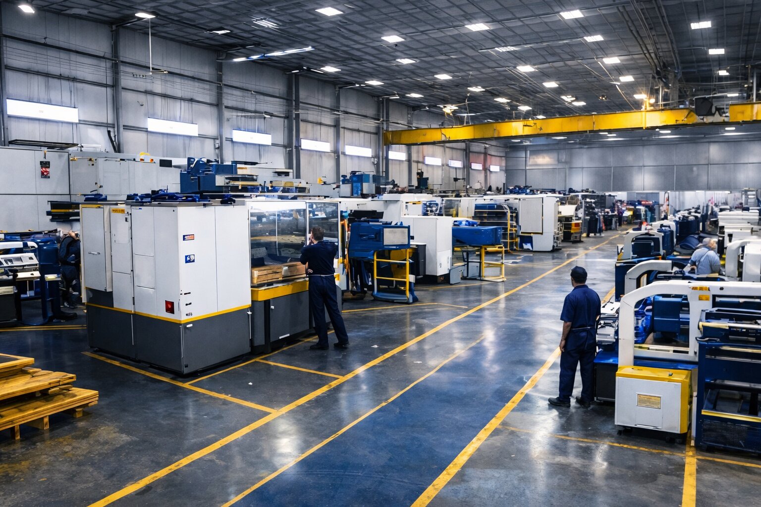 Ambiente industrial de produção Suzanfac